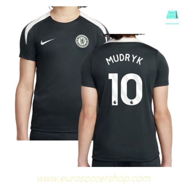 2025-2026 Chelsea Strike Training Shirt (Green) - Kids (Mudryk 10)