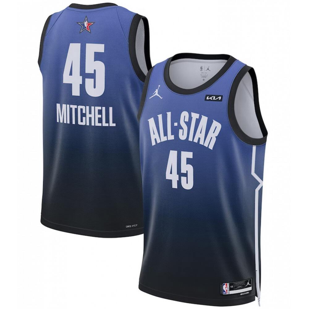 High-Quality Donovan Mitchell45 Jersey - Blue - Game Day Essential