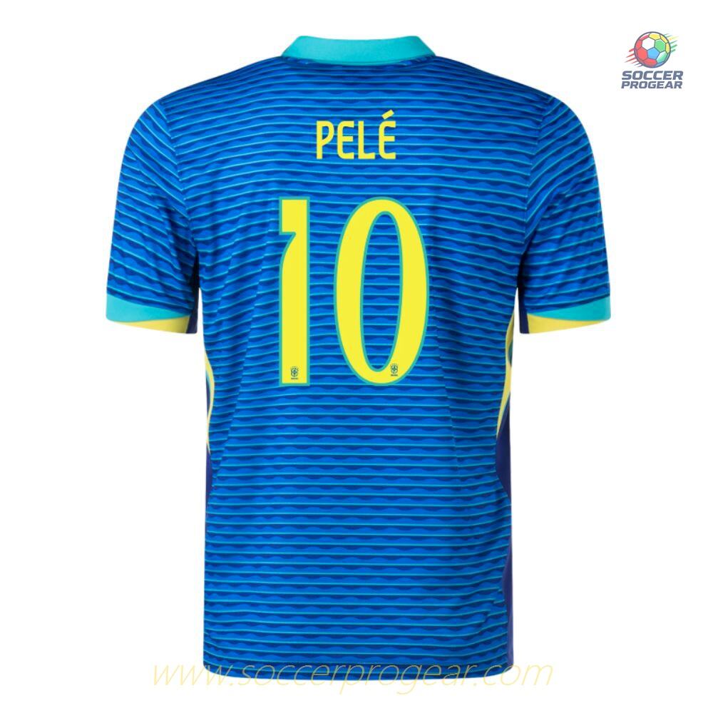 Brazil Away Football Jersey 2024-2025 Collection Season Pelé