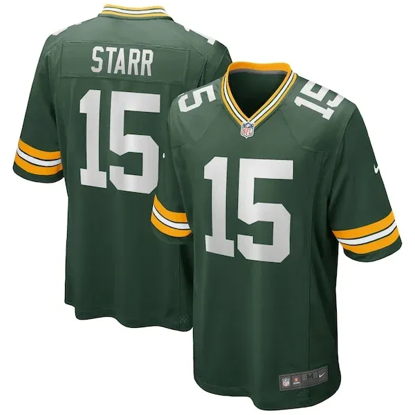 Green Bay Packers Bart Starr Game Jersey - Green | NFL Player Jersey