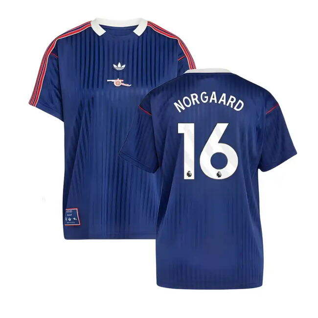 Norgaard 16 Match Worn Style Arsenal Home Elite Kit 2025-2026