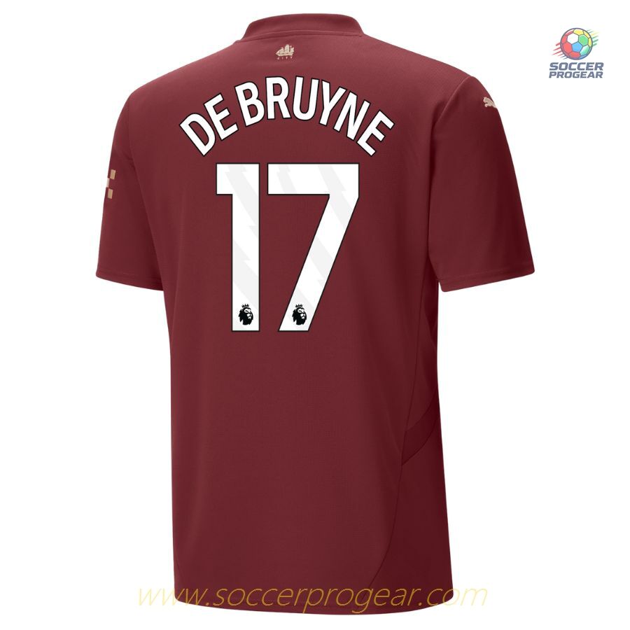 Manchester City Third Team Jersey Child 2024-2025 Season De Bruyne