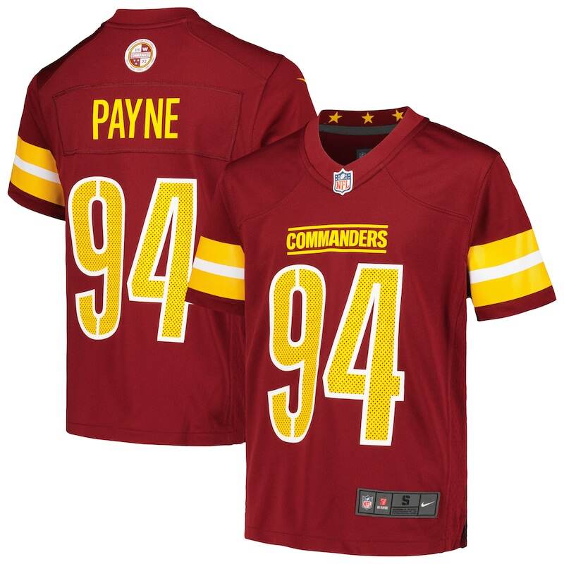 None Daron Payne WAS Commanders Premium Fan Apparel Football Apparel