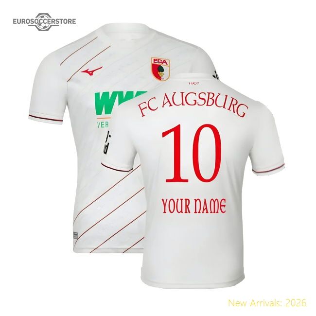 2024-2025 Fc Augsburg Home Shirt (your Name) - Excellent Value