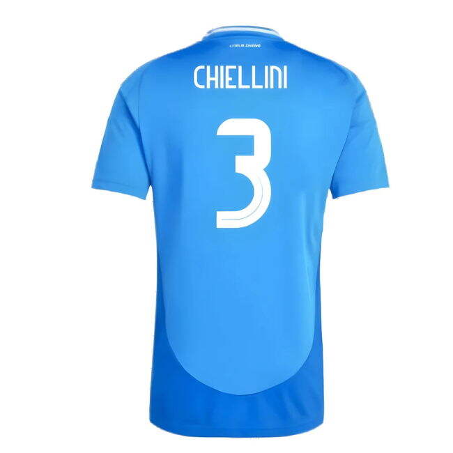2024-2025 Italy Home Shirt (Chiellini 3) Quality Euro Performance