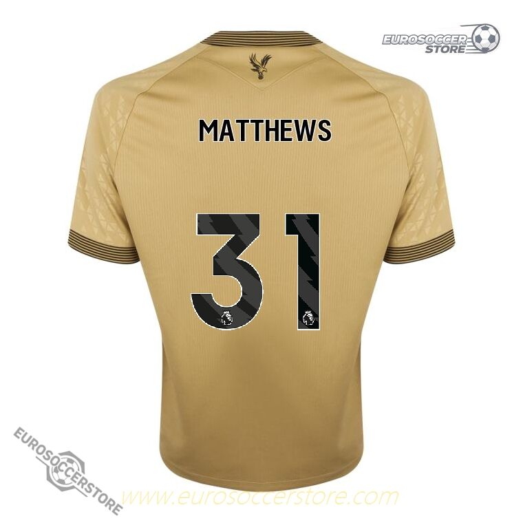 Away Jersey for Crystal Palace: MATTHEWS 31, Season 25-26