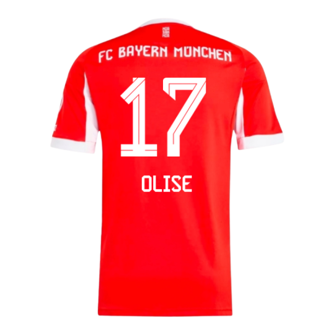 2025-2026 Bayern Home Trendy Shirt (Olise 17) Stretch Fabric