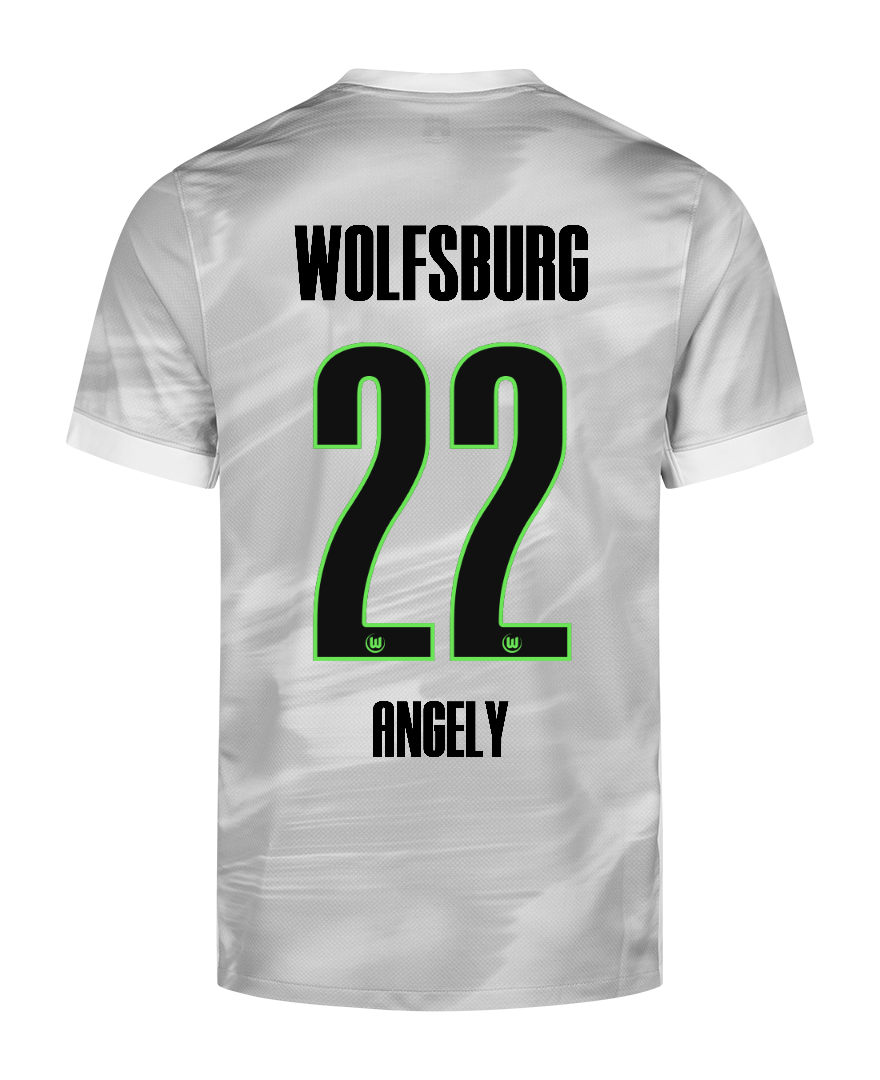 Wolfsburg ANGELY 22 Away Jersey for the 25-26 Season