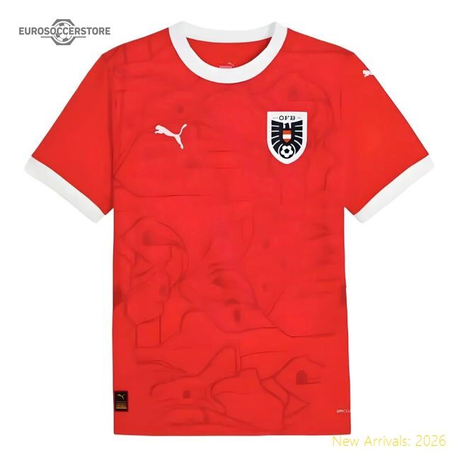 Austria 2024-2025 Home Jersey - High-performance Breathable