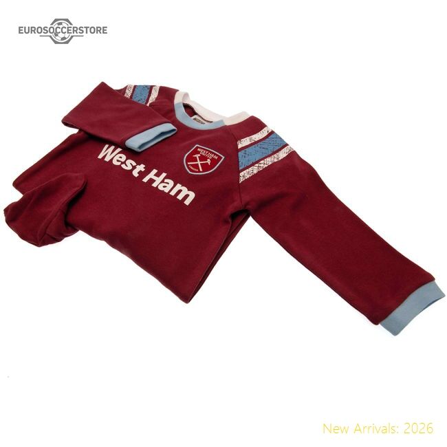 West Ham United Fc Sleepsuit 9-12 Mths St - Fantastic Value