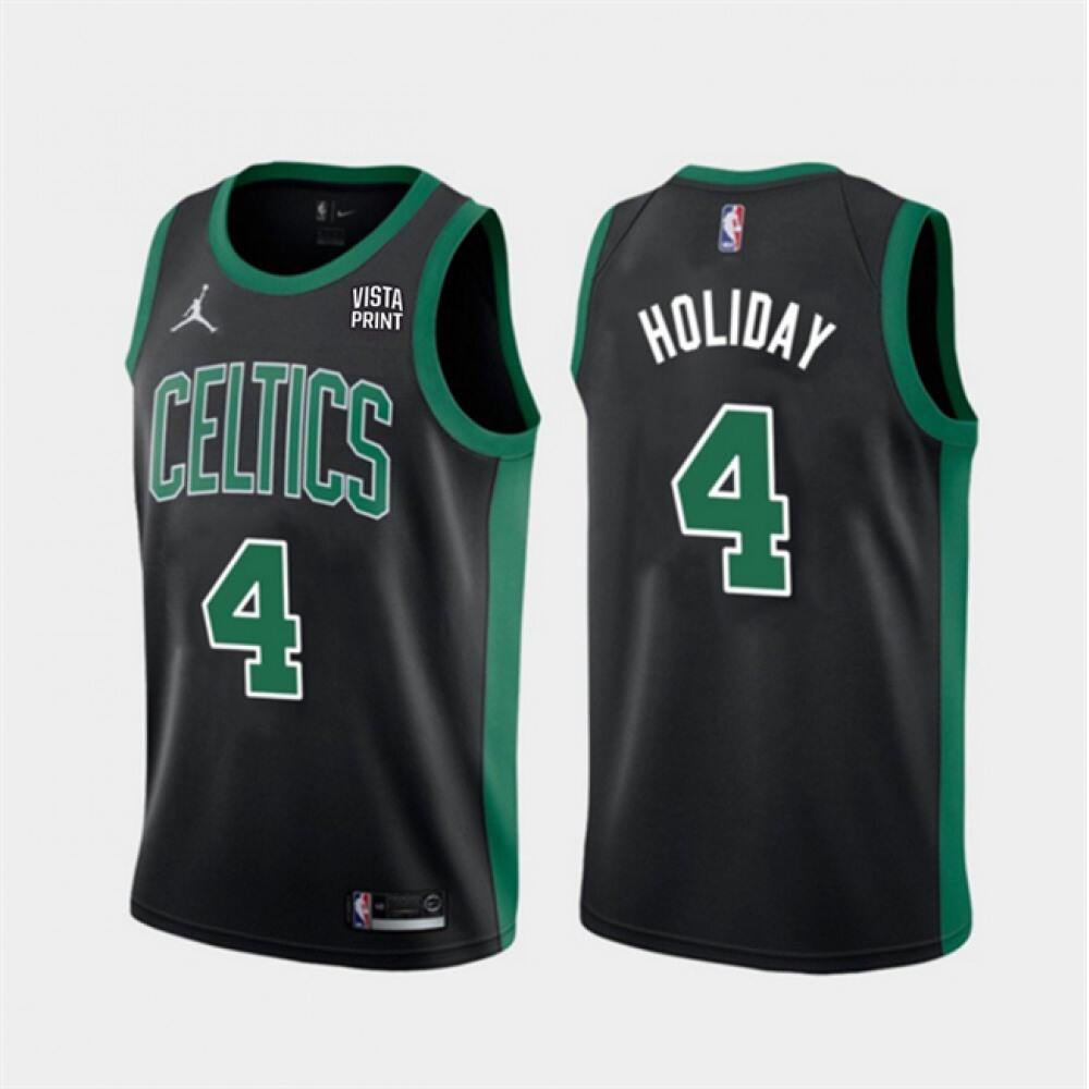 Pro Grade 4 Boston Celtics Black Jersey - - Basketball Fan Gear