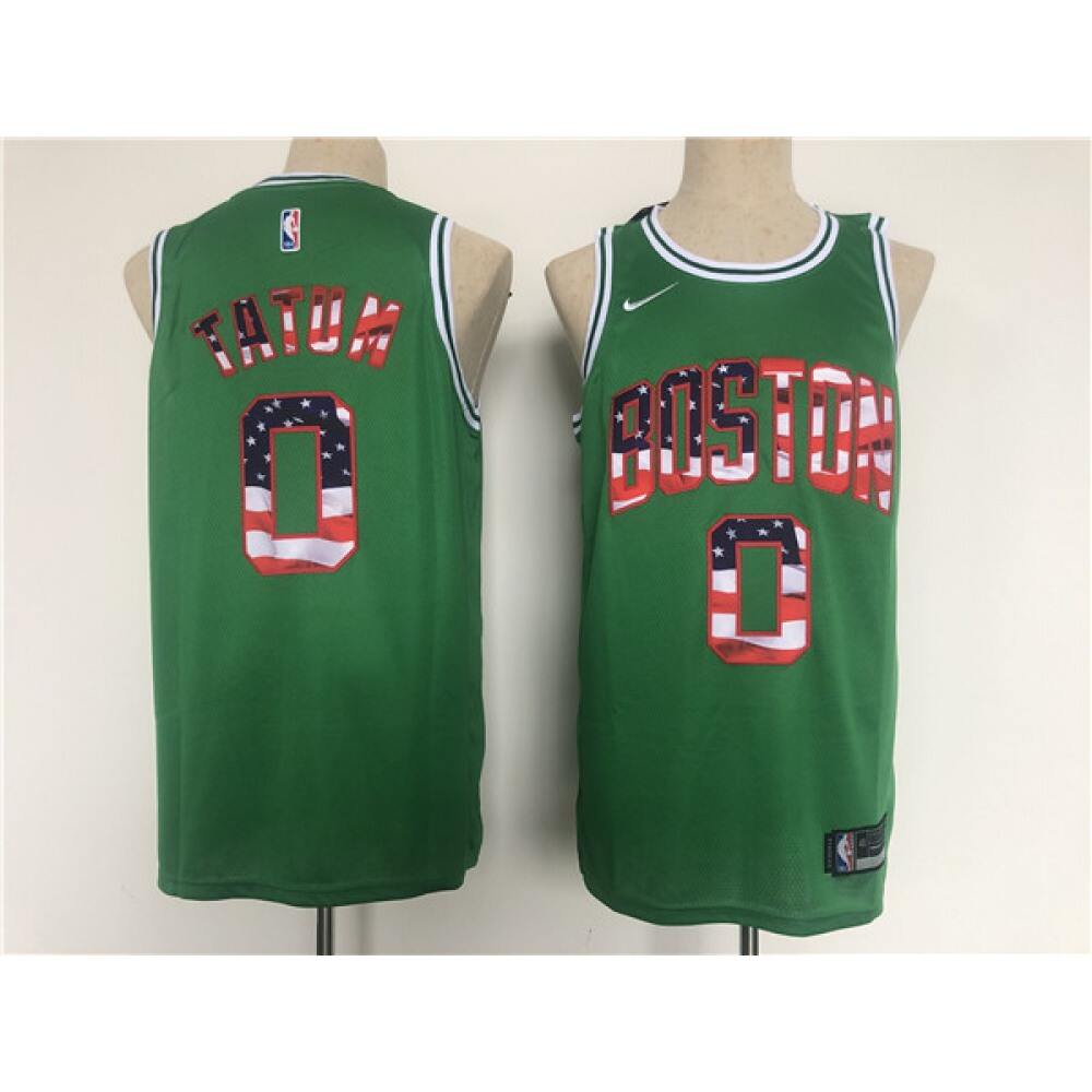 Premium Jersey Boston Celtics Jayson Tatum0 Green - - Fan Favorite