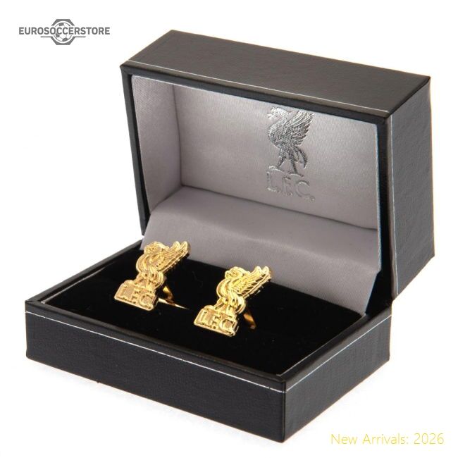 Authentic Liverpool Fc Gold Plated Liverbird Cufflinks - Premium