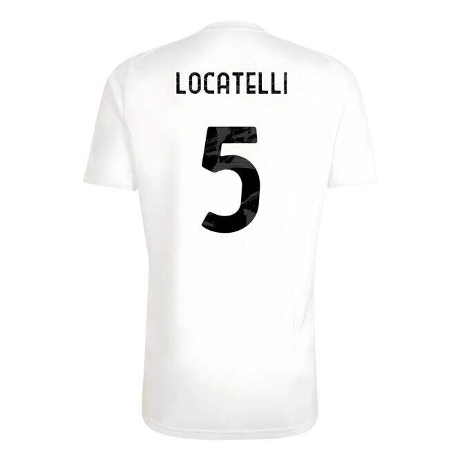 Passionate Juve Juventus Training Tee White Locatelli #5 Pro Serie...