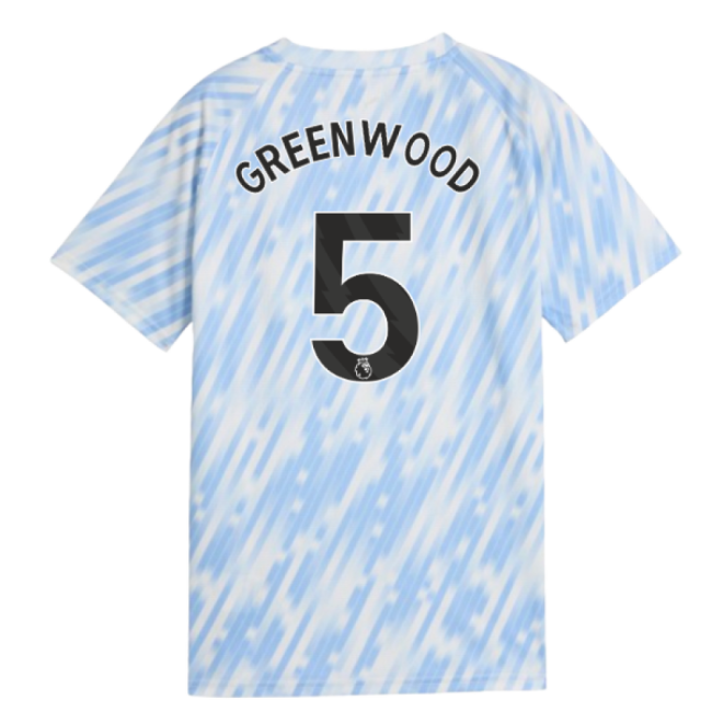 Greenwood 5 Heritage 2025-2026 Man City Home Classic Kit (Kids)
