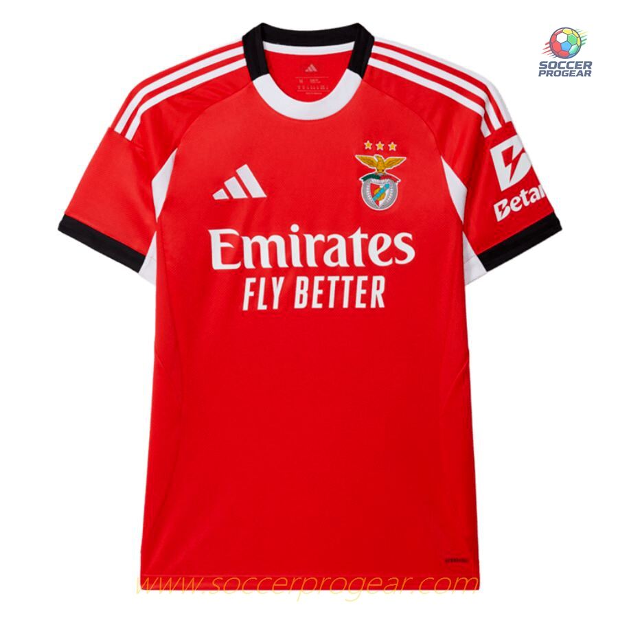 Benfica Kids Editionren's Home Team Jersey Team Jersey 2025-2026 Season