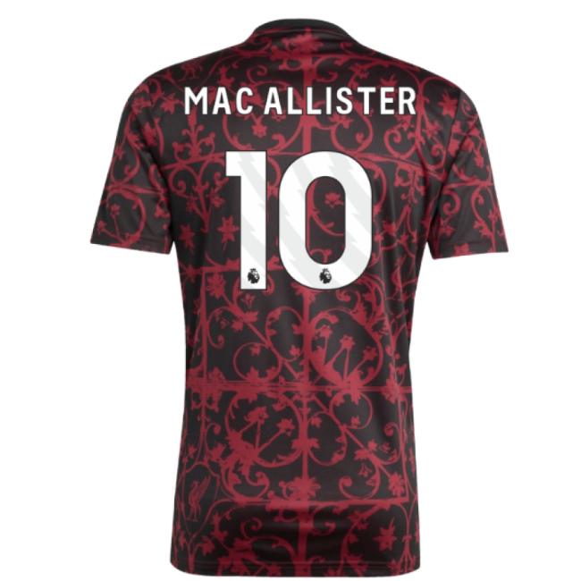 Liverpool Official 2025-2026 Liverpool Pre-Match Shirt (Black) (Mac...