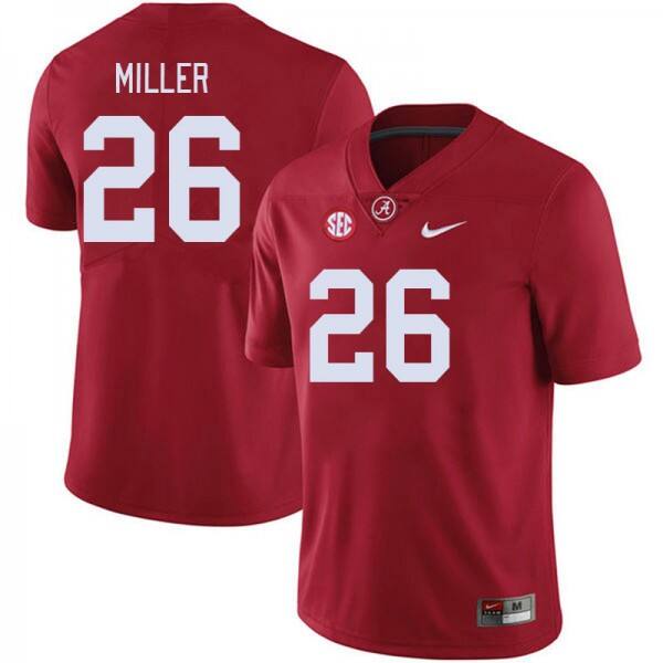 Men Alabama Crimson Tide #26 Jam Miller Elite Football Jersey