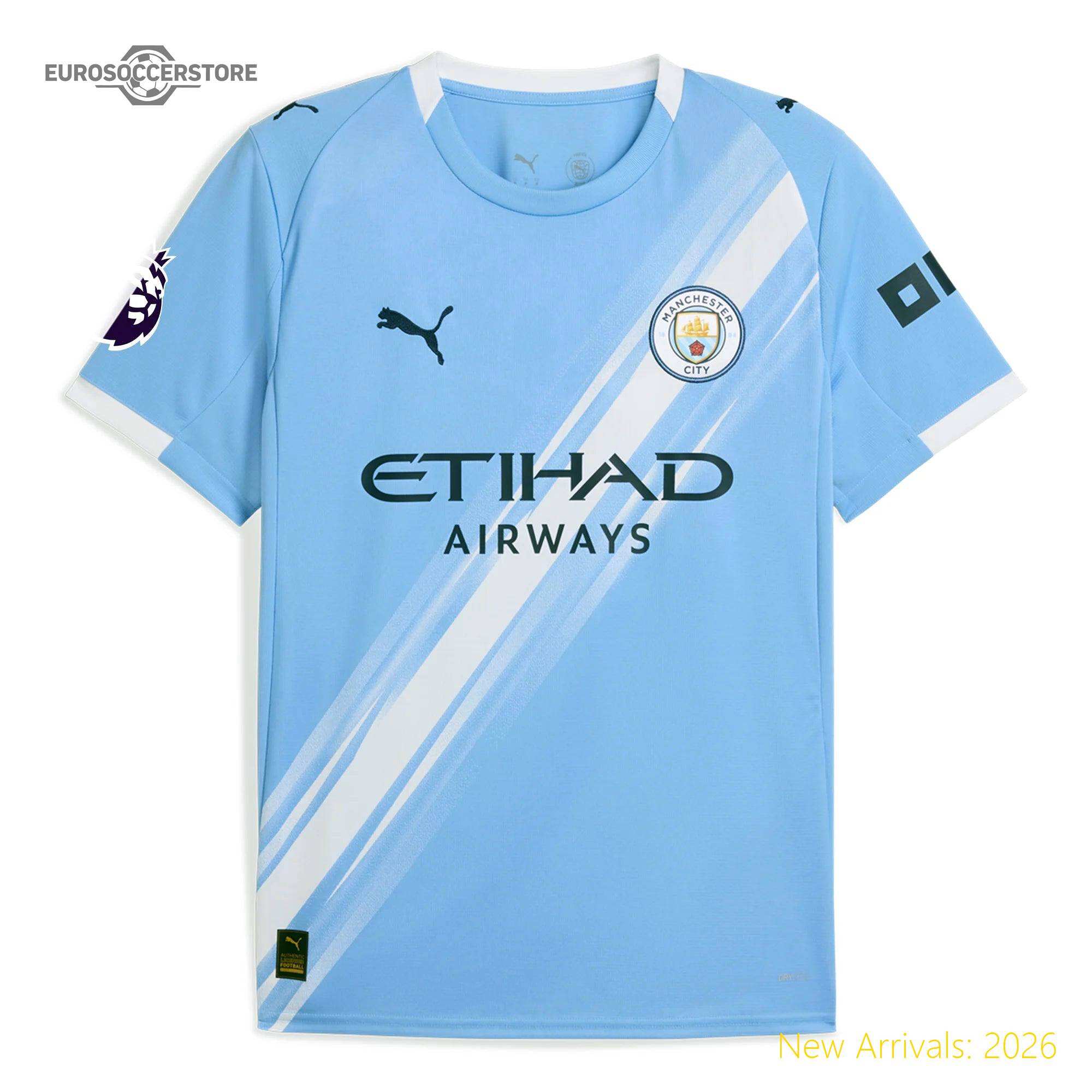 Modern Design Trendy Kids Mci Team Top-grade Home Jersey 2023