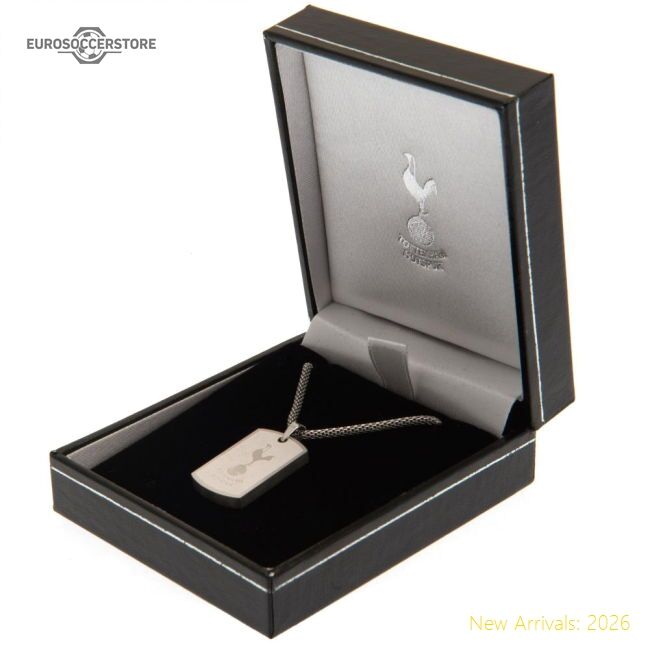 Authentic Tottenham Hotspur Fc Icon Dog Tag & Chain - Premium Quality