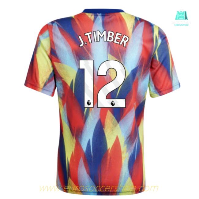 2025-2026 Arsenal Pre-Match Shirt (Victory Blue) - Kids (J.Timber 12)
