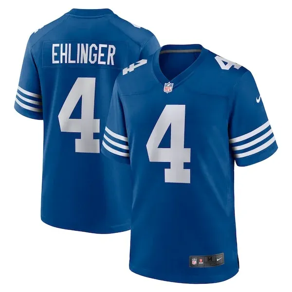 None Sam Ehlinger Game Jersey - Blue | NFL Player Jersey | NFL Footbal