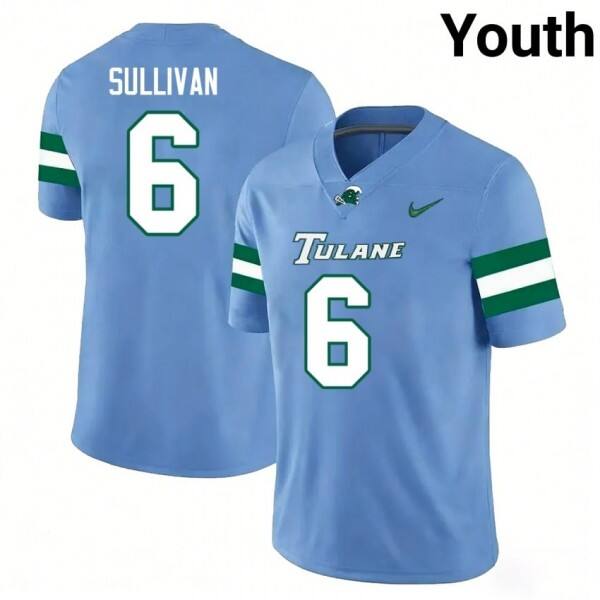 Youth NCAA Team #6 Brendan Sullivan Elite Jersey - Rising