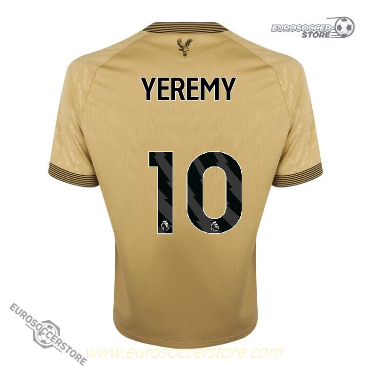 YEREMY 10 Away Jersey for Crystal Palace 25-26 Season