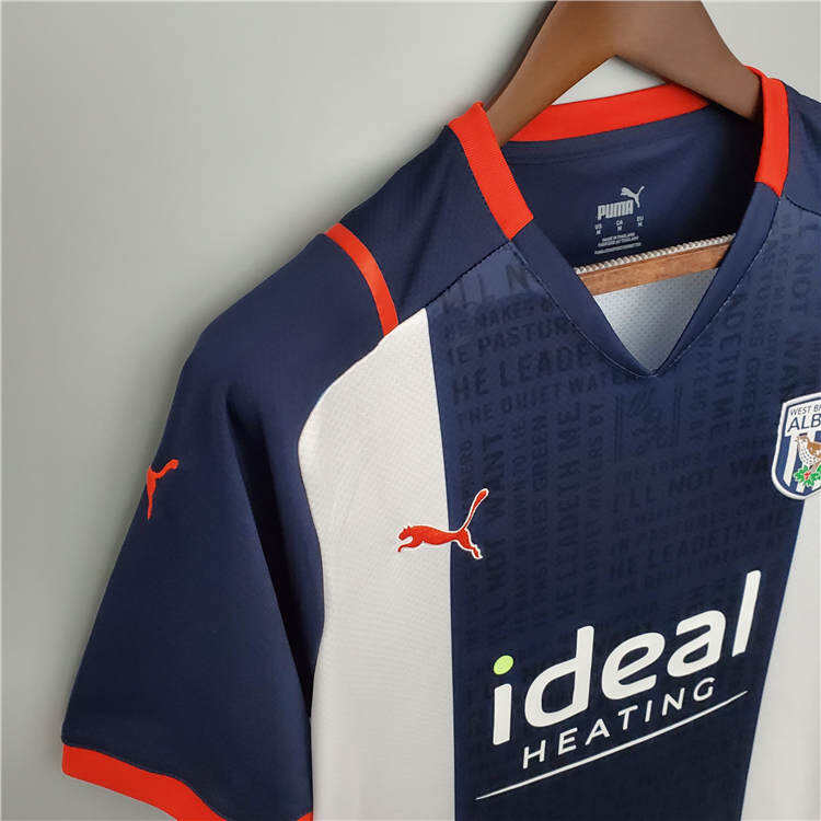 West Bromwich Albion 21-22 Home Soccer Jersey Football Shirt -