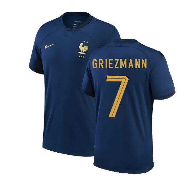 Sweet 2022-2023 France Home Shirt (GRIEZMANN 7) Generous