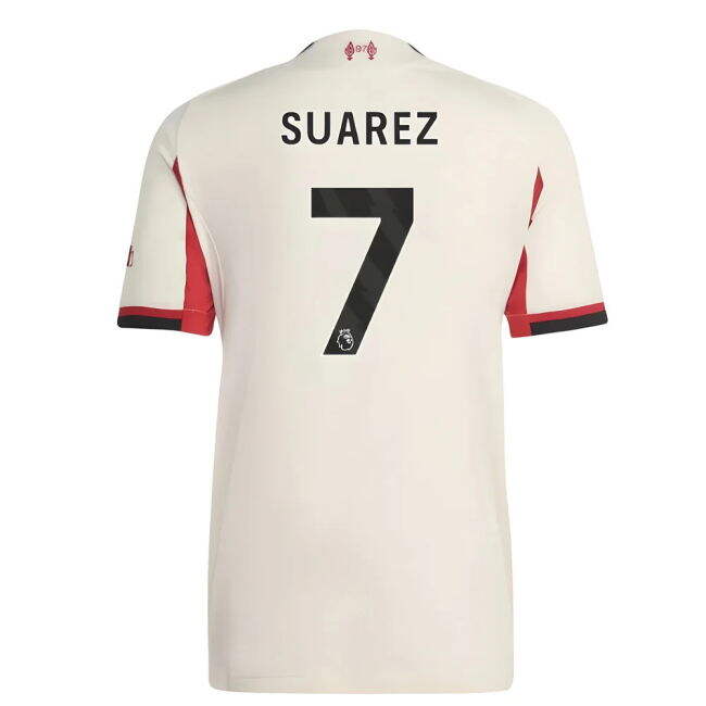 Top-Quality Liverpool Suarez 7 2025 2025-2026 Liverpool Authentic A...
