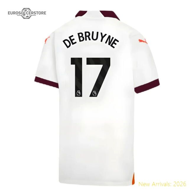High-end England's Top Premier Team De Bruyne Away Jersey Fabric