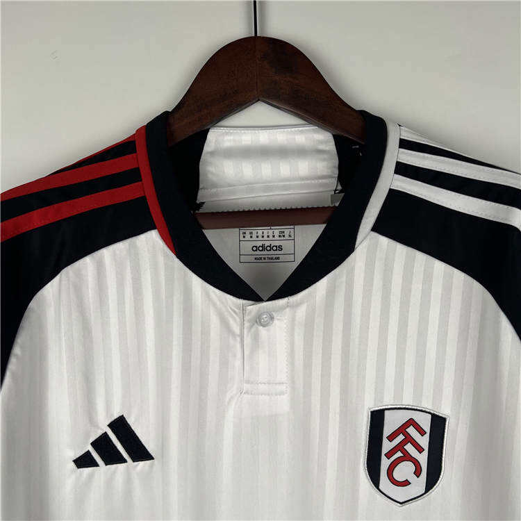 Authentic Fulham 2324 Home Soccer Jersey Football Shirt
