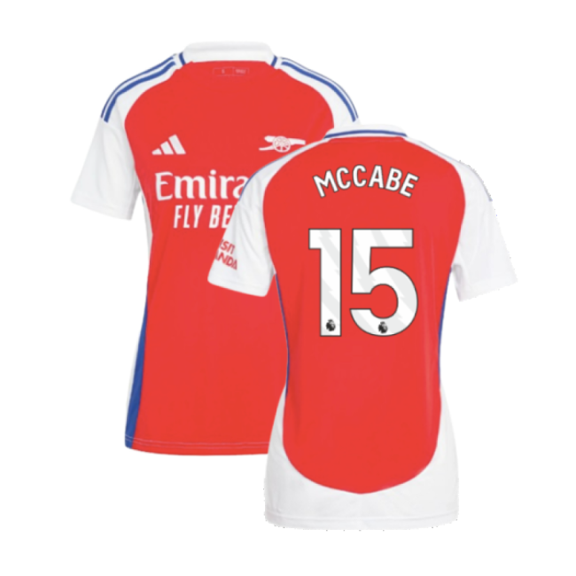 2024-2025 Arsenal Home Shirt (Womens) (McCabe 15) - premium