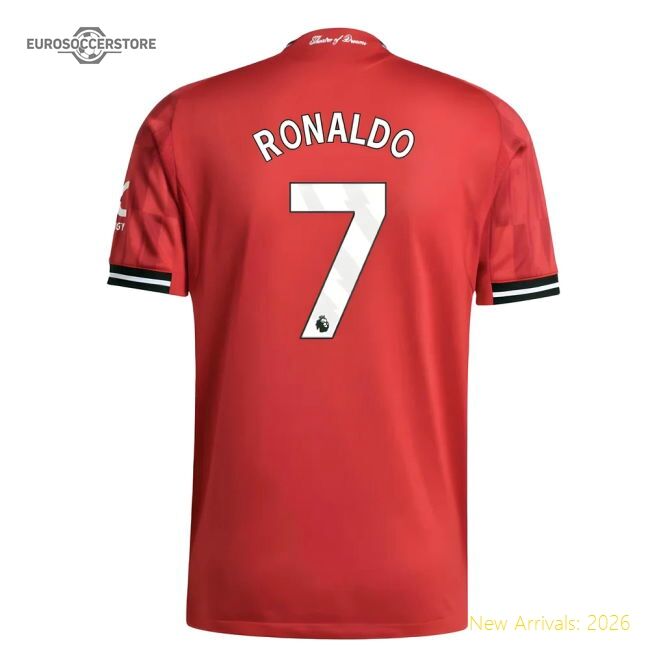 Authentic 2025-2026 Man Utd Authentic Home Shirt (ronaldo 7)