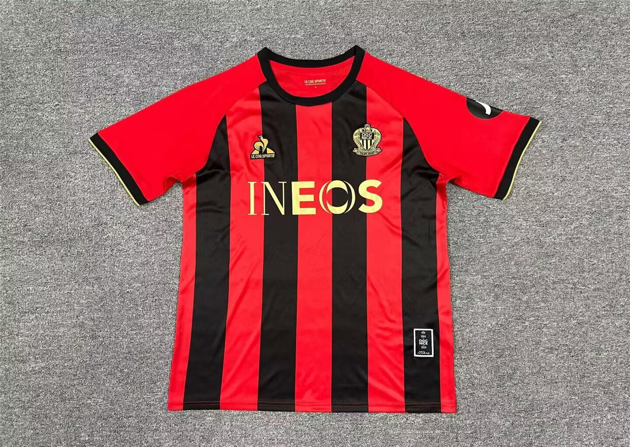 Official Elite Quick Dry OGC NICE 2425 Home Soccer Shirt