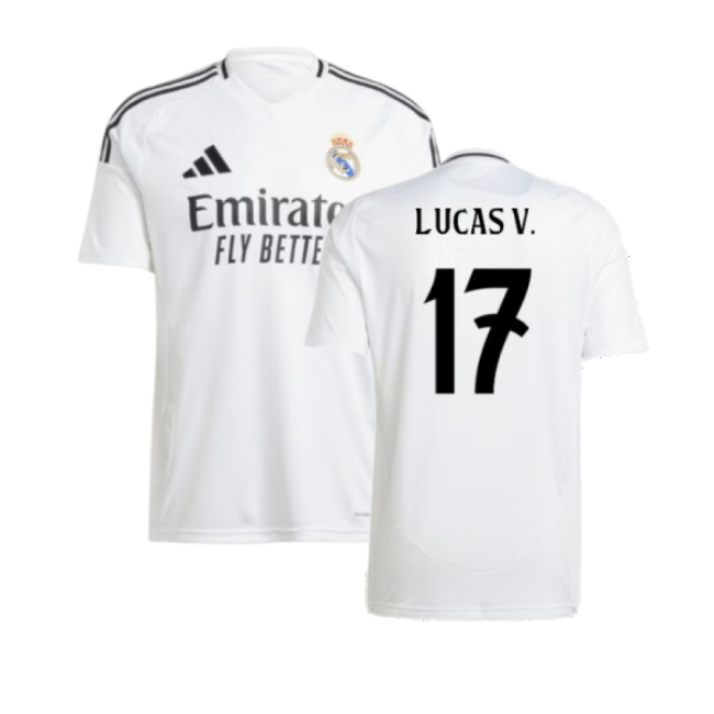 Real Madrid Soccer Club Traditional Home Soccer Jersey (1)