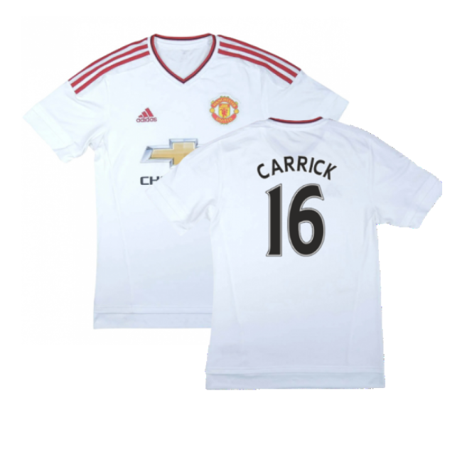 Men's Manchester United 2015-16 Away Shirt (Excellent) (Carrick 16)