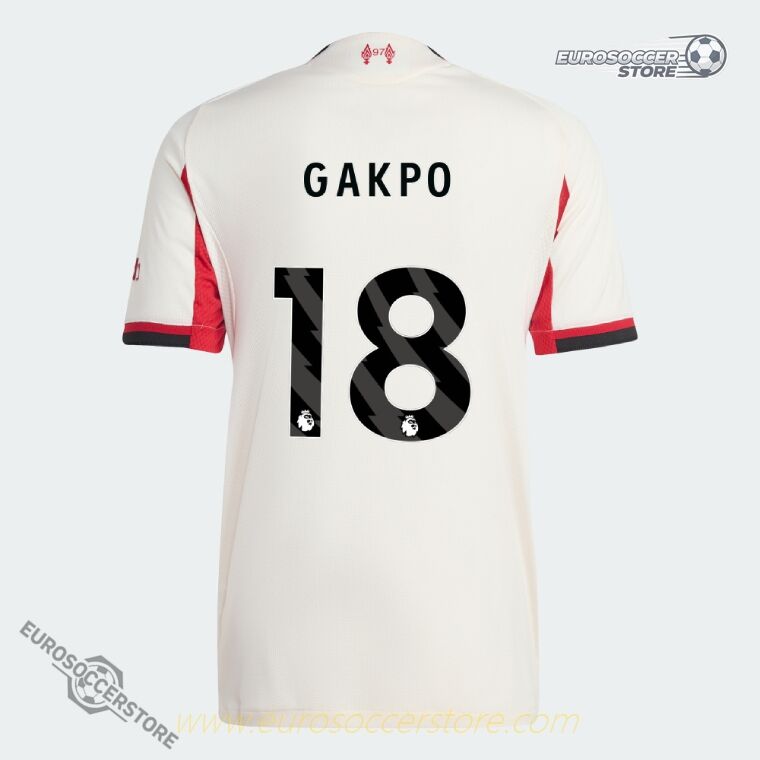 25-26 Liverpool Away Player Version Jersey - GAKPO #18
