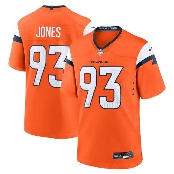 None Game NFL Jersey - Orange | Premium Football Apparel | NFL Footbal