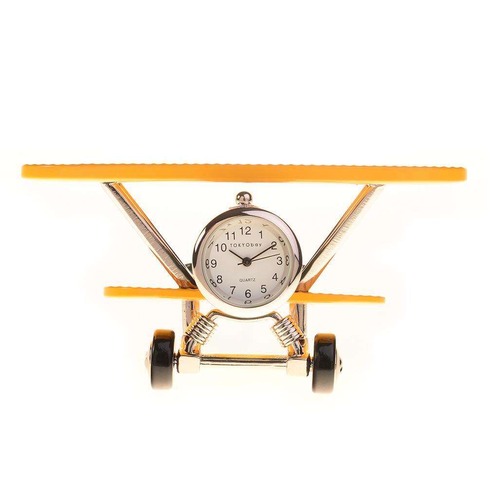 Plane Clock - Green/Yellow