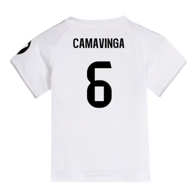 2025-2026 Real Madrid Home Baby Kit (Camavinga 6)