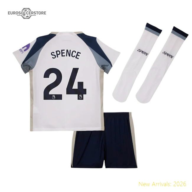 Excellent 2025-2026 Tottenham Hotspur Home Little Kids Mini Kit (sp