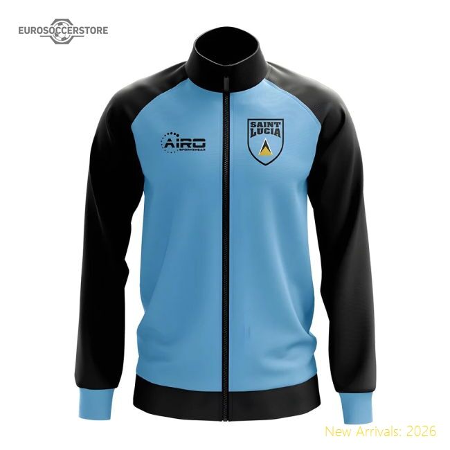 Saint Lucia Concept Football Track Jacket (sky) - World Cup Edition
