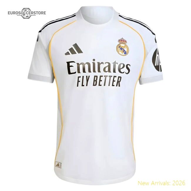 2025-2026 Real Madrid Home Premium Jersey Advanced Textile