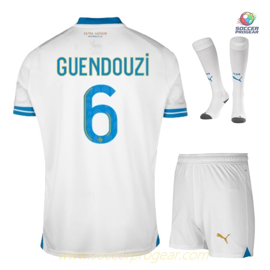 OM CHILDREN'S KIT JERSEY 2023 2024 HOME GUENDOUZI