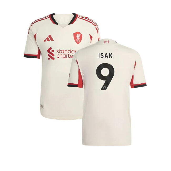 2025-2026 Liverpool Authentic Away Shirt (Isak 9) - premium