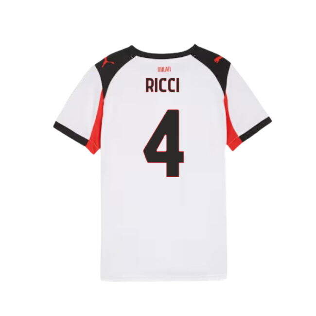 2025-2026 AC Milan Away Shirt (Kids) (Ricci 4)