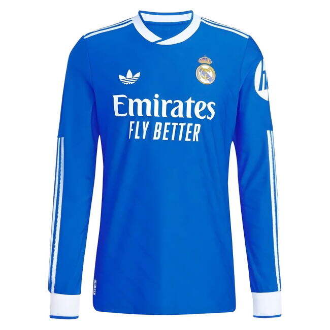 2025-2026 Real Madrid Authentic Long Sleeve Third Shirt