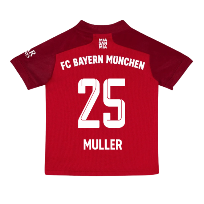 Bayern Muller #25 Ultra Comfort Fervent 2025-2026 Campaign Fan Jersey